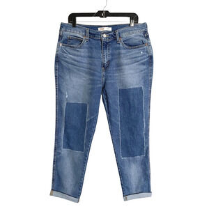 Signature Levis Strauss Heritage Boyfriend Crop Ankle Denim Jeans Womens 12/31